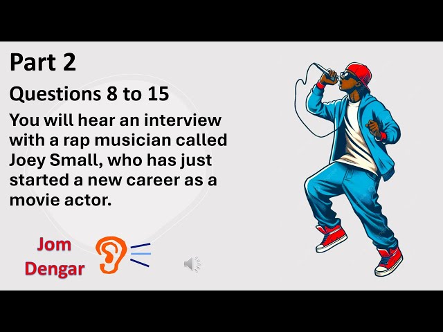 5. SPM Listening Test, Part 2 (transcript and answers) #SPMListening #englishlistening #SPMEnglish