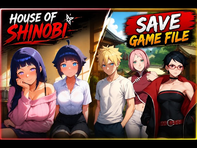 House of Shinobi [HoS] save file game. Tutorial V0.24