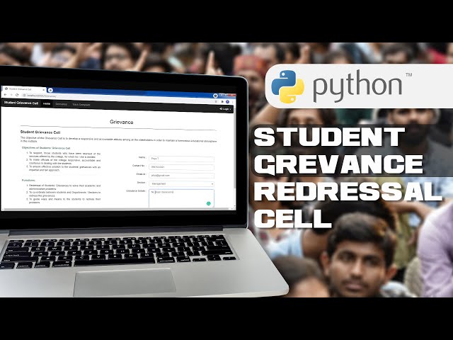 Student Grievance Redressal Cell Online Portal | Python Project