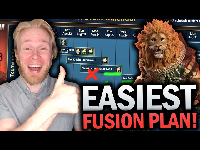 EASIEST FUSION PLAN for Cowardly Lion - HOW MANY SACREDS?? - Raid Shadow Legends