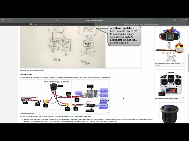 Duke Combat Robotics Electronics Tutorial