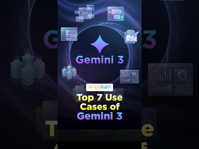 Gemini 3 Use Cases 🔥 Real-World AI Applications Explained