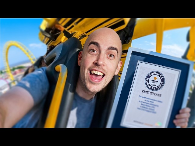 Riding Every Roller Coaster In The Country Got Me A World Record