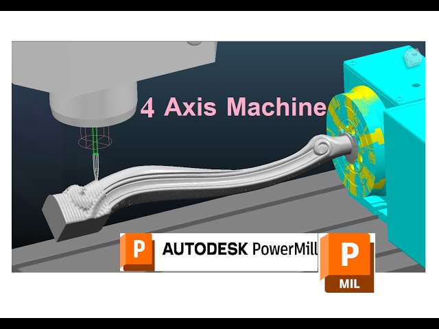 powermill 4 axis leg