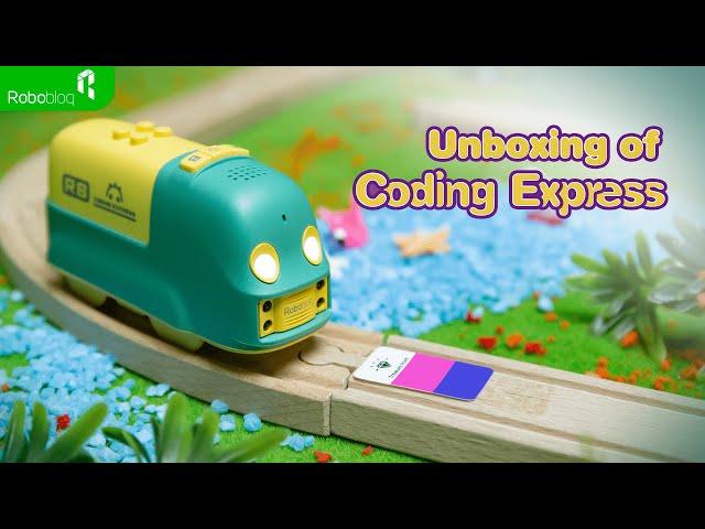 Coding Express: An intelligent robot train. Unboxing and Review