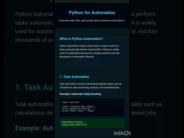 Python Automation in 16 Seconds | Tasks, Files, Web, Email, GUI