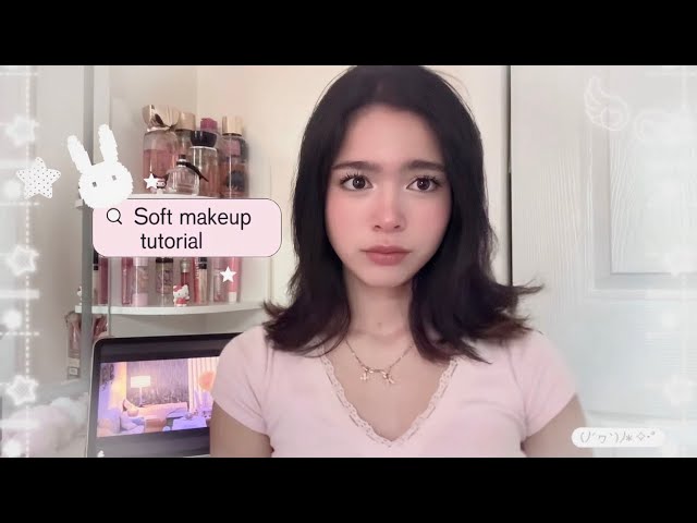 Cute makeup tutorial!! ♡ ⊹ ࣪ ˖ #angelkei #softmakeup #makeuptutorial 