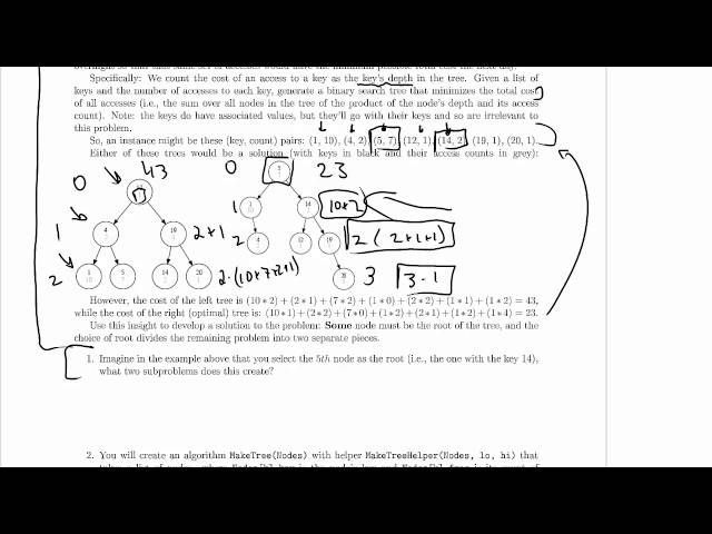 CPSC 320 2014W2: Midterm 2, Practice Problem 6.1