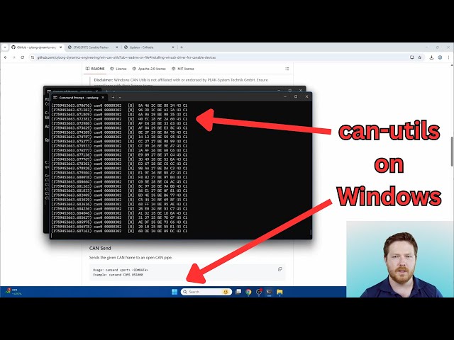 CAN Bus on Windows: How to Use win-can-utils (Full Guide)