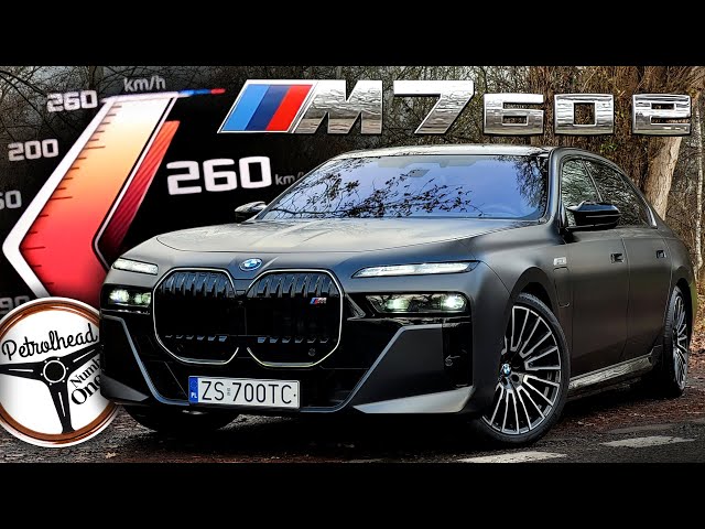 2024 BMW M760e (571 KM) | V-MAX, 0-100, 100-200, 200-250 km/h, Test, AUTOBAHN. | 4K