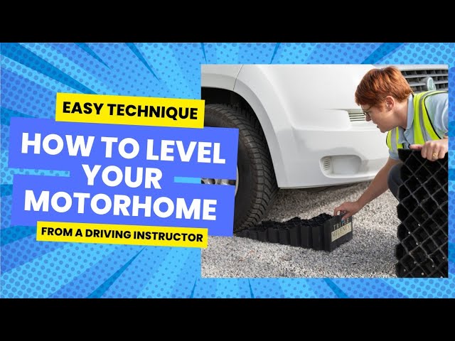 How to Level a Motorhome using Levelling Ramps