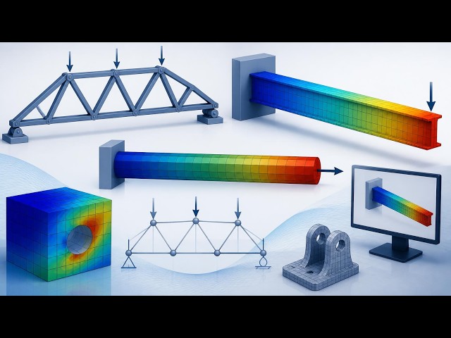 FEA Example 1 | 1D Spring System Analysis
