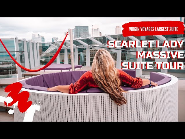 The Biggest Suite on Virgin Voyage's Scarlet Lady | Mega Rockstar Suite | Massive Suite | Tour
