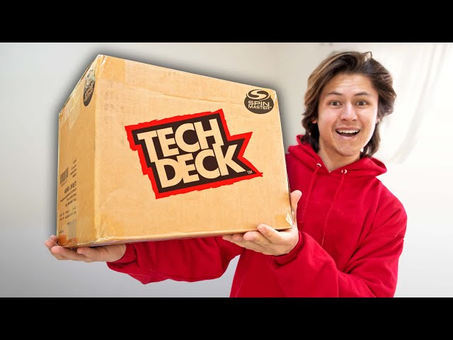 TECH DECK SENT ME A BOX!