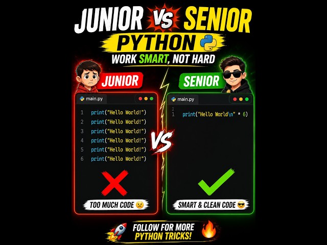 Python Trick That Only Seniors Use 😎