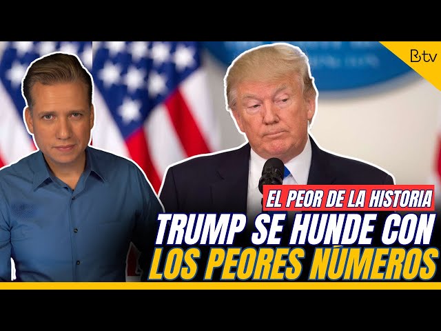 TRUMP SINKS: THE WORST NUMBERS OF A PRESIDENT