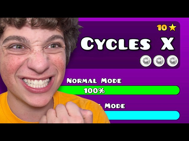 🔴CYCLES X🔴PLAYING FROM ZERO🔴DAY 12🔴GEOMETRY DASHING🔴