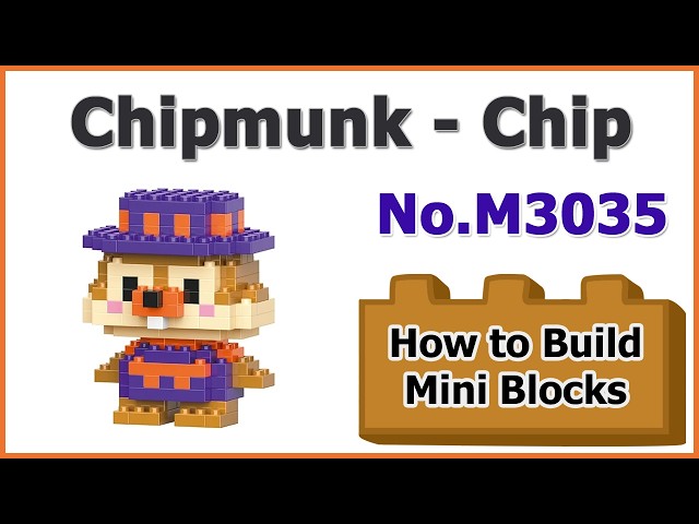 How to Build Blocks Chipmunk Chip M3035 Instructions Specifications