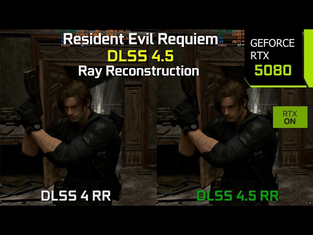 Resident Evil Requiem DLSS 4.5 Ray Reconstruction Comparison - Absolutely Game Changing Difference!