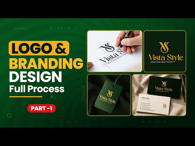 Logo & Branding Design Full Process | Client Brief to Logo Design Process
