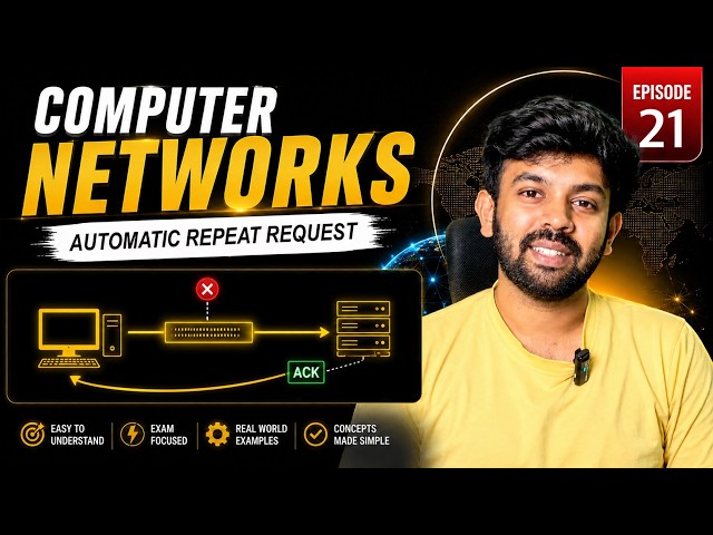 Error Control | Automatic Repeat Request ARQ | Computer Networks - Ep 21 | code io - Tamil