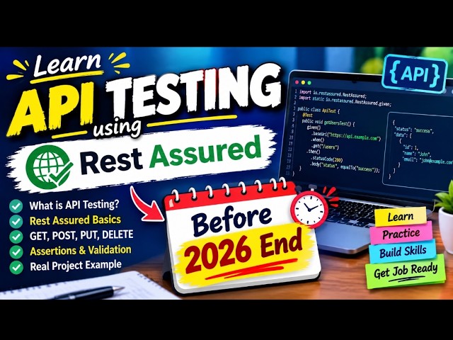 Before 2026 Ends - Learn API Testing using Rest Assured