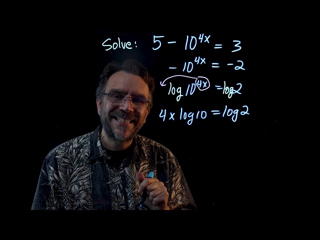 How to Solve an Exponential Equation