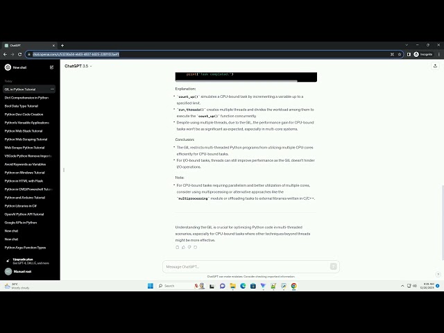 what is global interpreter lock in python
