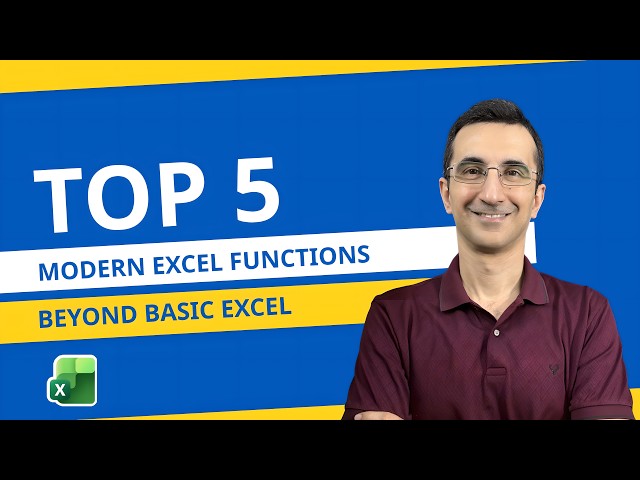 Looking for Important Excel Functions For Data Analysis? Start with these 5!