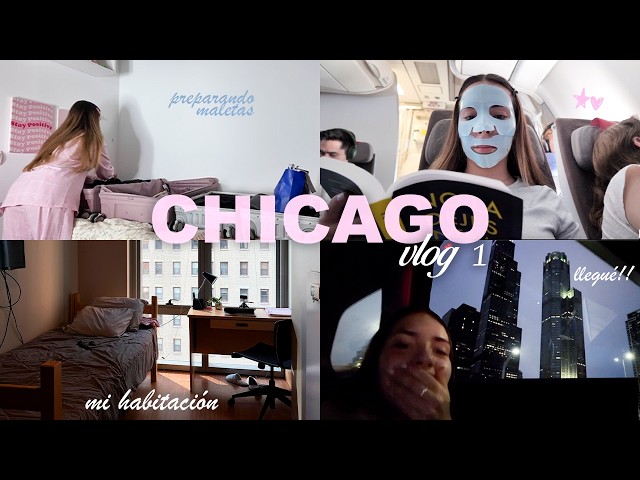 I'm moving to Chicago 🇺🇸 | Suitcase, trip and room tour