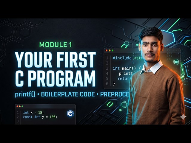 C Programming Module 1 | First Code Ever