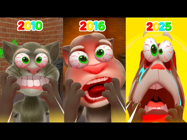Talking Tom Cat 2010 vs Talking Tom Cat 2016 vs Talking Tom Cat 2025 🧀🧀🧀