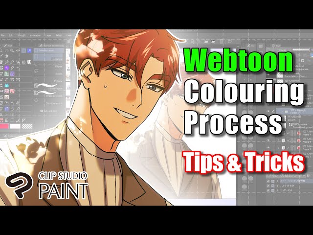 Webtoon Colouring Process ♡ | Tips and Tricks to save Time!