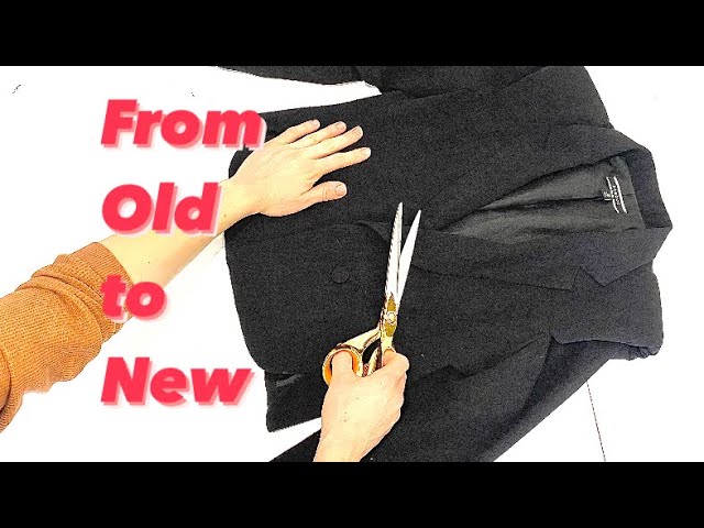 The old jacket becomes a luxury item| How I transform my old jacket. deni collection