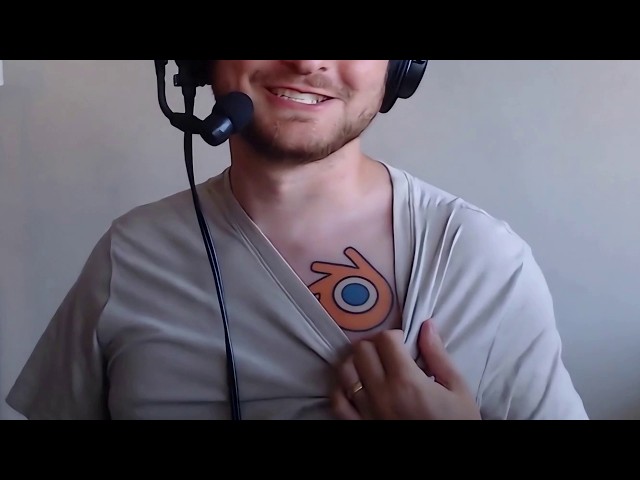 I got a Blender tattoo