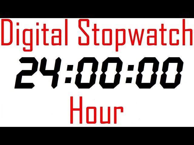 Stopwatch Digital Timer 24 Hour counter #redigitt