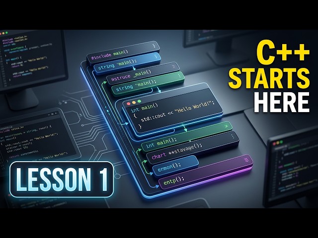 How to Learn C++: Full Course Lesson 1