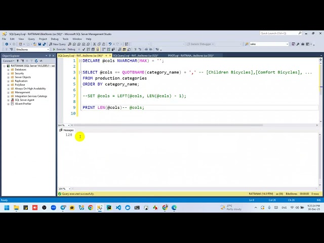 S14 - Dynamic PIVOT and INSERT Statement (Part 1)