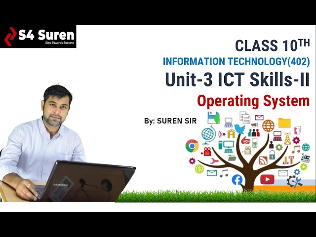 CH-8 OPERATING SYSTEM  | UNIT-3 ICT SKILLS  | CLASS 10TH IT (402) BY SUREN SIR