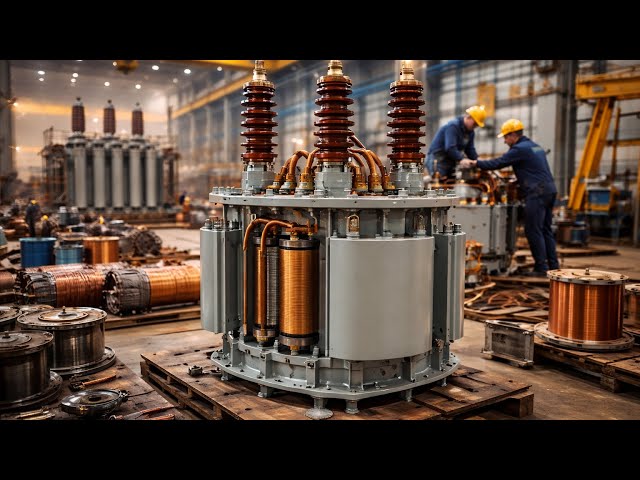 Inside a High Voltage Transformer Factory! Amazing Manufacturing Process