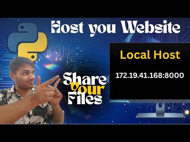 How to Host a Local Server in 1 Command (Python http.server Tutorial)