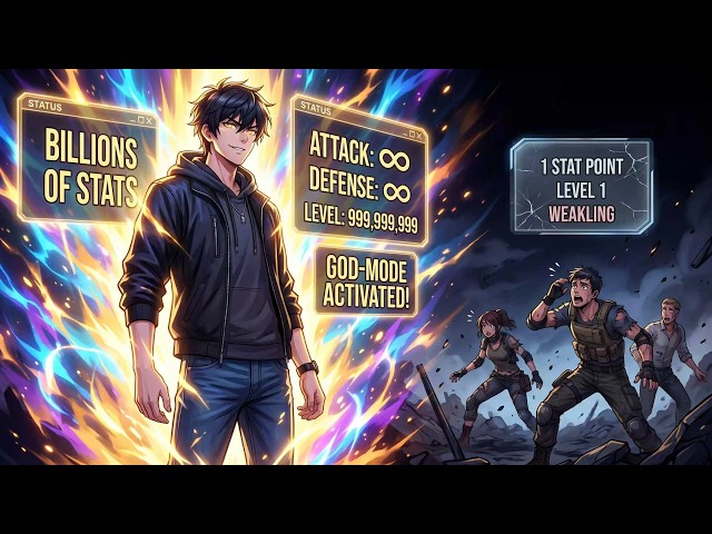 Others Need 7 Days for 1 Stat Point — He Starts With 28.8 BILLION! Instantly OP!