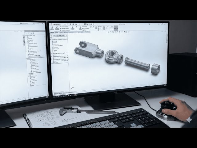 3D Part Modelling of Knuckle Joint using Solidworks