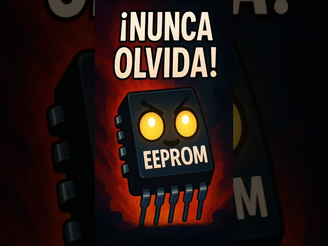 ¡Este chip recuerda TODO incluso sin energía! | EEPROM explicada en los 60 segundos