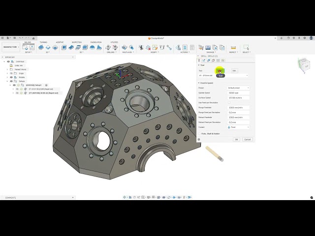 Fusion Update November 2025 : Multiaxis Drill