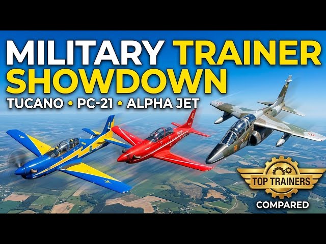Top Military Trainer Aircrafts: Embraer EMB 312 Tucano, Pilatus PC-21 & Alpha Jet