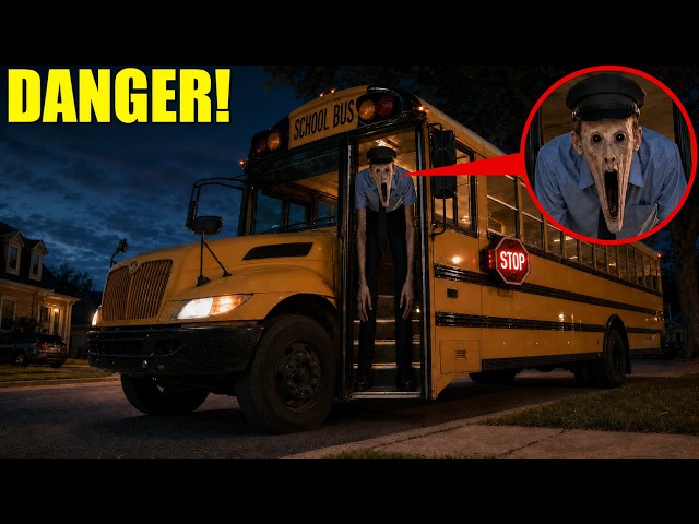 if you see this school bus, do not get on.. (it's a trap)