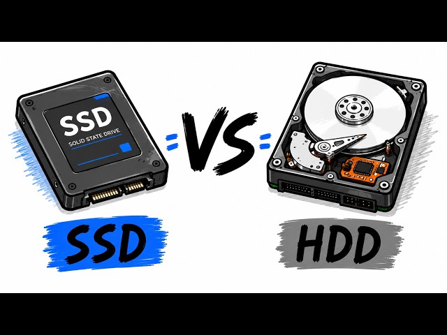 SSD vs HDD Explained Simply