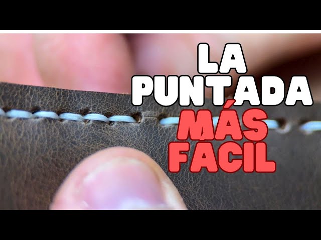 2 SEAMS you have to LEARN if you work with LEATHER Leather tutorials for beginners #diy
