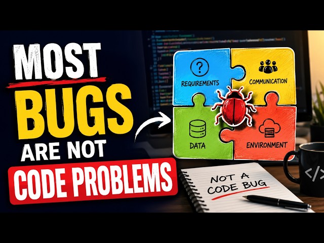 Most Bugs Are NOT Code Problems (You’re Debugging the Wrong Thing)